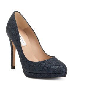 LK BENNETT Navy Made In Spain Newsledge Closed Courts Pumps
